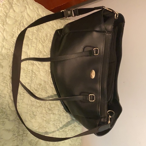 Coach leather diaper bag- black - Picture 3 of 5